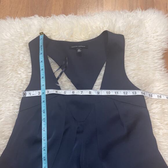 Banana Republic Swingy Sleeveless Shift Dress w/ Halter Cut Out Back Sz XS - Picture 5 of 8